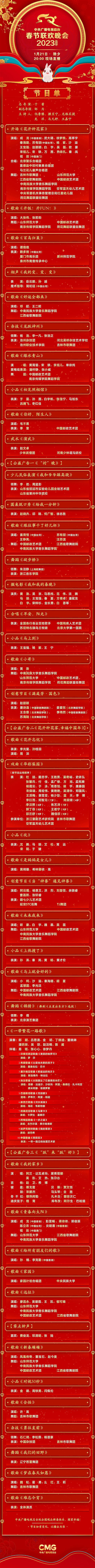 2023央視兔年春晚-2023央視兔年春晚(全集)